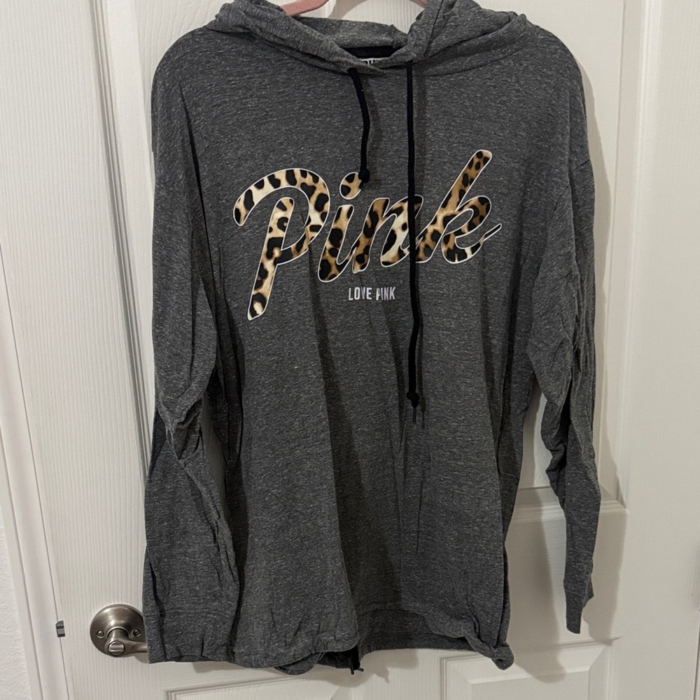 Victoria's Secret Pink Charcoal Hoodie